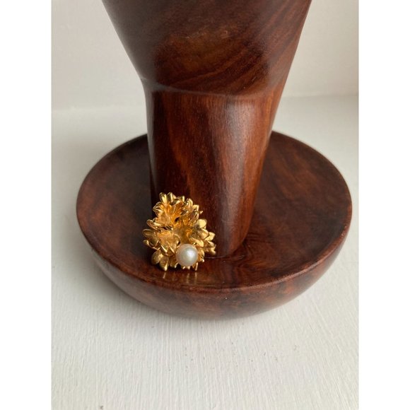 10k or 12k Gold Plated Pendent with Pearl READ - Picture 1 of 6